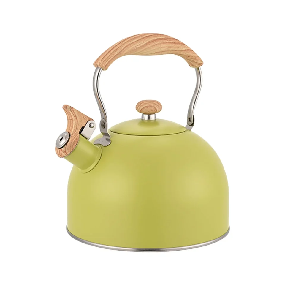 Glass Lightweight Baoblaze Whistling Kettle Portable with Handle 2.5L Tea Pot for Camping Kitchen Parties