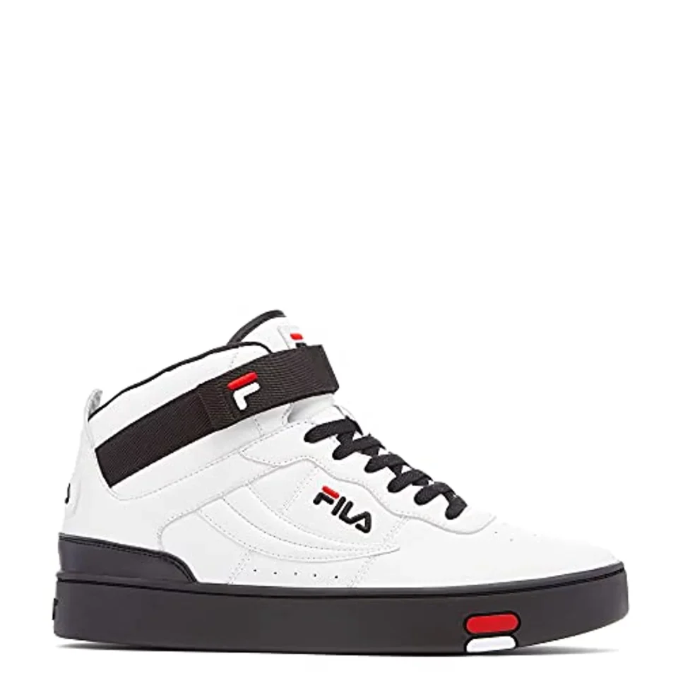 Ultimate Multi-Purpose Fila Men's V-10 LUX Sneaker, White/Black RED, 11