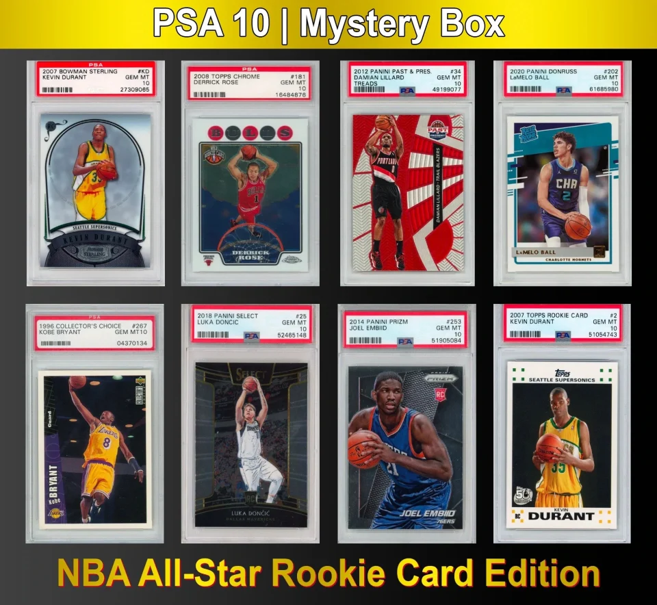 Cast Iron Value PSA 10 NBA All-Star Rookie Card Mystery Box