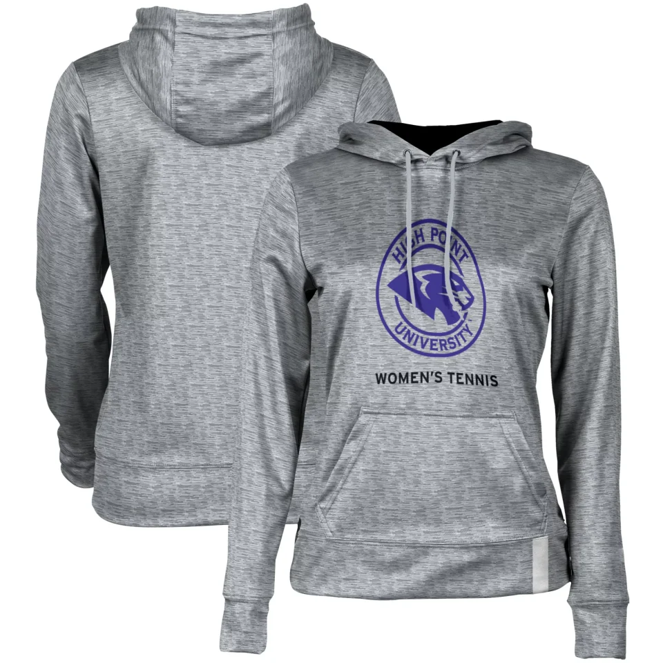BPA-Free Women's Gray High Point Panthers Women's Tennis Pullover Hoodie