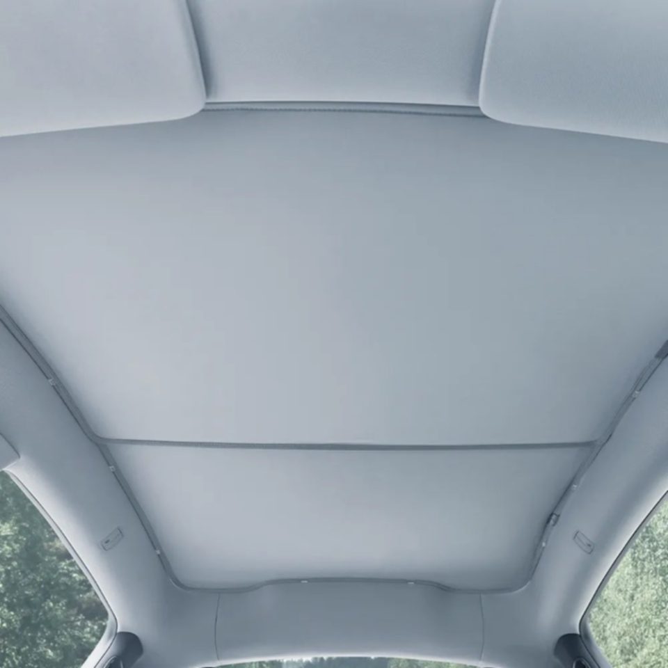 Matte Foldable Car Sunshade for Tesla Model Y Juniper 2025-2026 UV Heat Insulation Sunroof Car Accessories