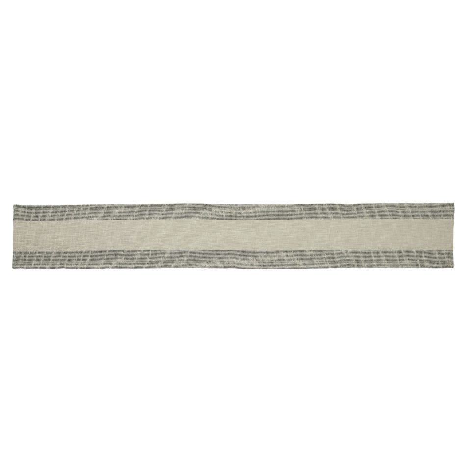 Cast Iron Home Better Homes & Gardens Jett Stripe Cotton Woven Table Runner - Black and White - 14 x 90
