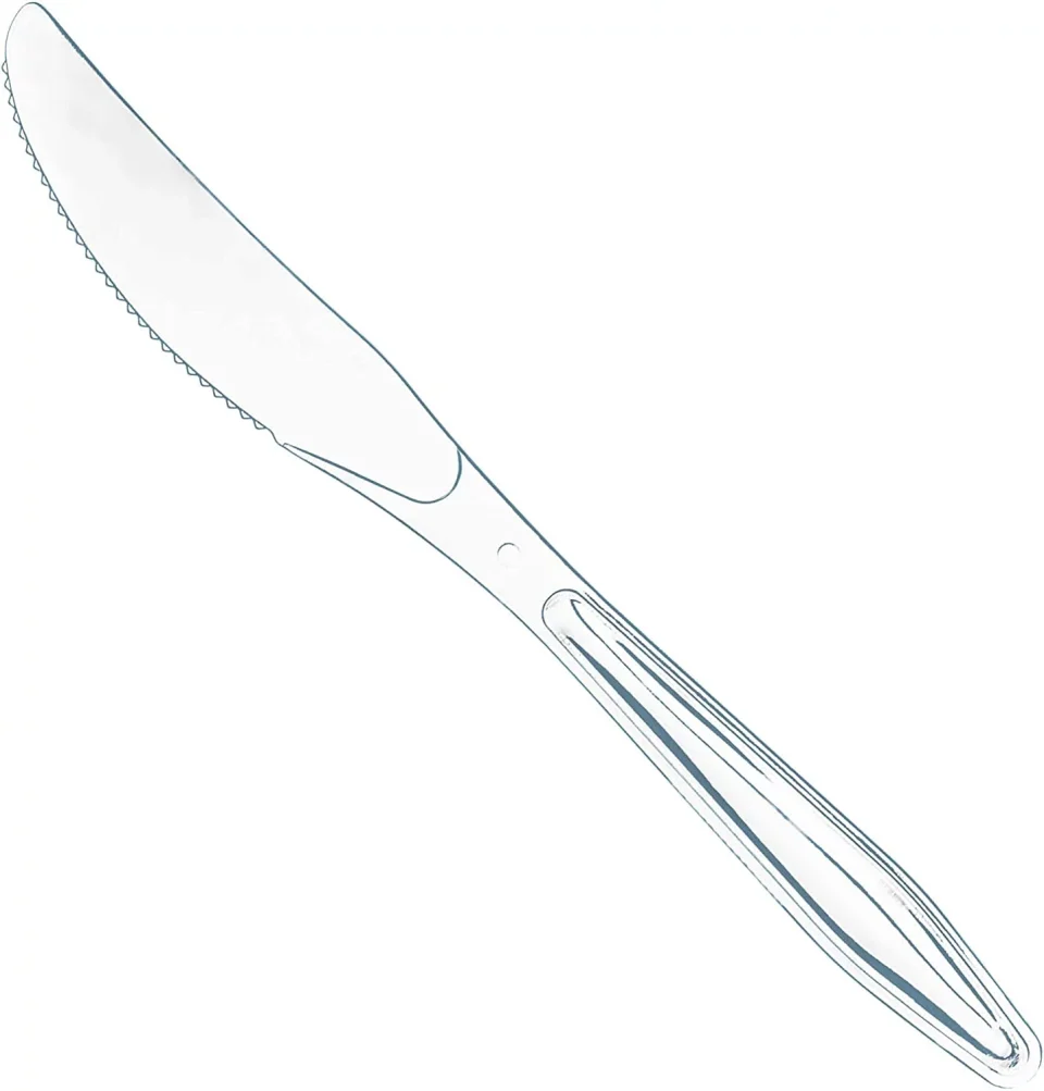 Matte 100 Clear Plastic Forks | Heavy Duty Plastic Silverware | Fancy Plastic Cutlery | Elegant Disposable Forks Pack | Bulk Disposable Flatware | Plastic Utensils Set | Disposable Silverware Cutlery