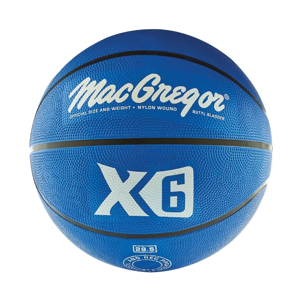 Lightweight Storage MacGregor? Blue Indoor/Outdoor Basketball - Official Size (29.5)