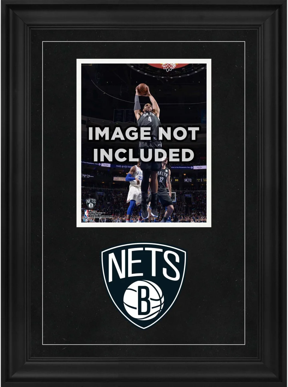 Supreme Brooklyn Nets Deluxe 8 x 10 Vertical Photograph Frame with Team Logo
