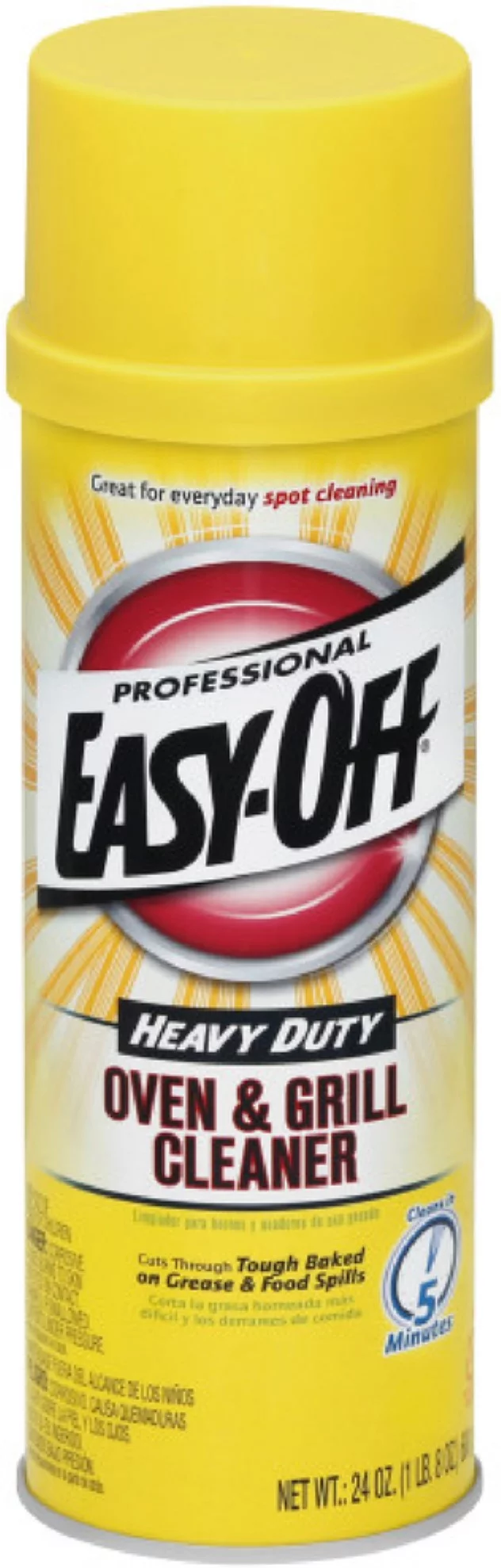 BPA-Free Durable Easy-Off Professional Oven & Grill Cleaner 24 oz (Pack of 6)