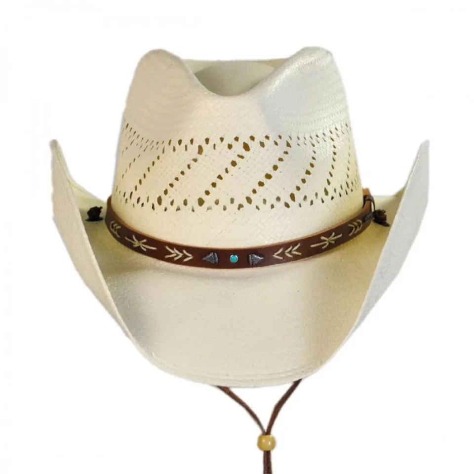 Ultimate Stetson Mens Woven Contrast Trim Cowboy Hat