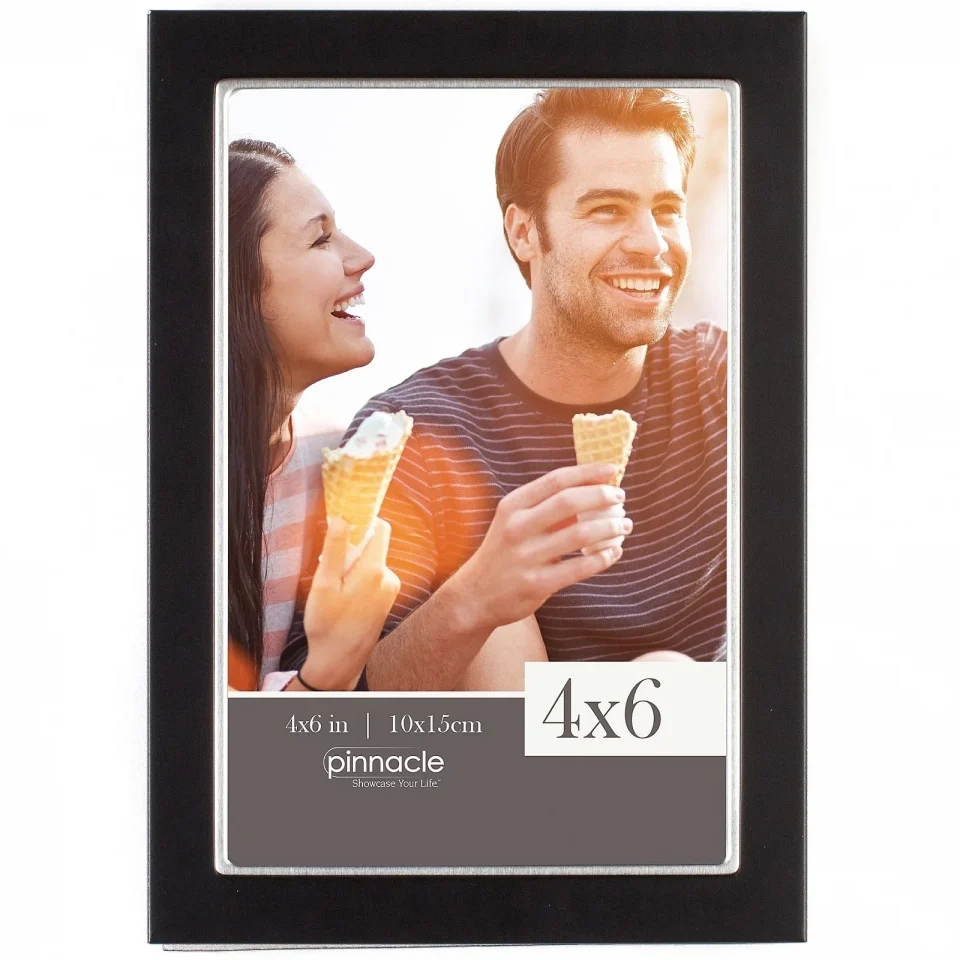 Cleaning Black w Silver Trim 4x6 Frame by Pinnacle - 4x6