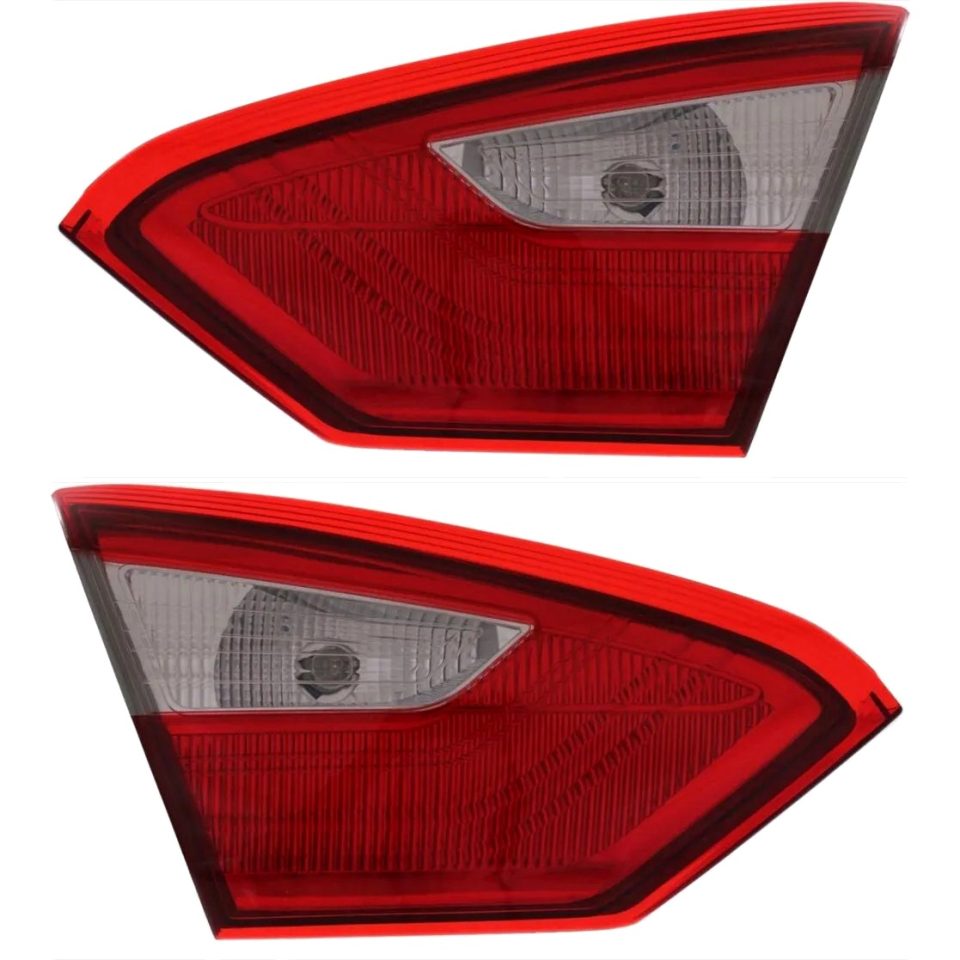 Food-Grade Cooking Set of 2 Tail Light For 2012-2014 Ford Focus S Sedan LH & RH Inner CAPA