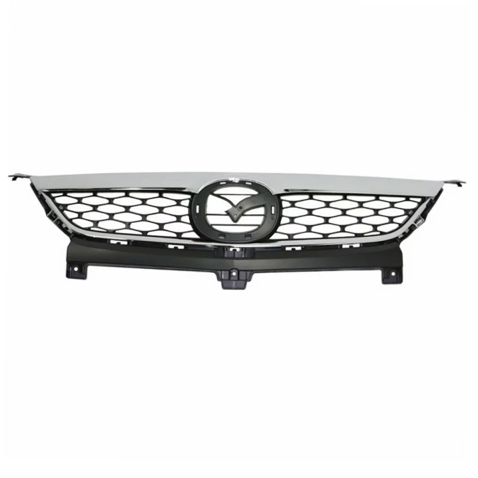 Baking Portable For 10-12 CX9 CX-9 Front Grill Grille Assembly Chrome Shell Black Insert Plastic