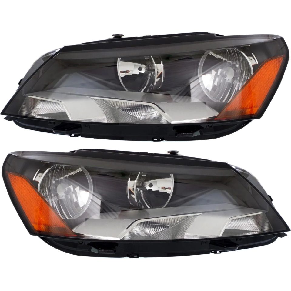 Eco-Friendly Cast Iron Headlight For 2012-2015 Volkswagen Passat Pair Driver and Passenger Side CAPA