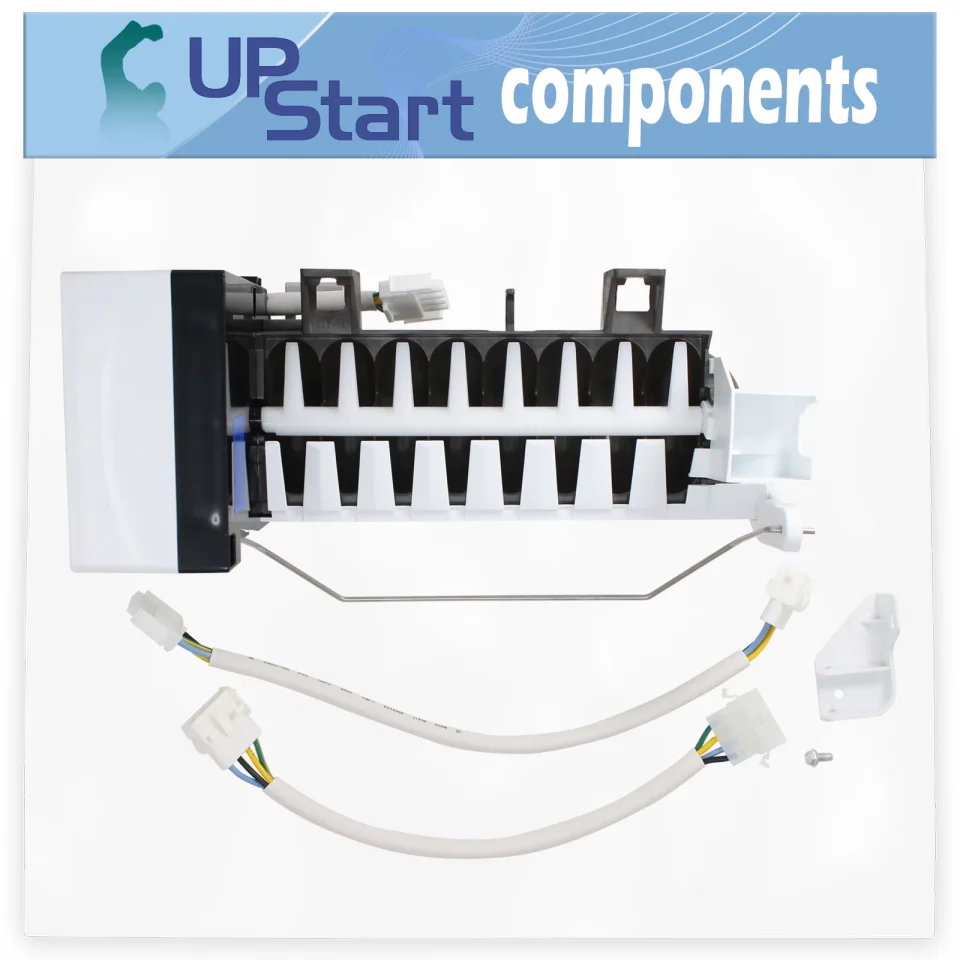 Frosted D7824706Q Refrigerator Ice Maker Replacement for Magic Chef RB21KW4AF (CG81A) - Compatible with W10190978 Icemaker