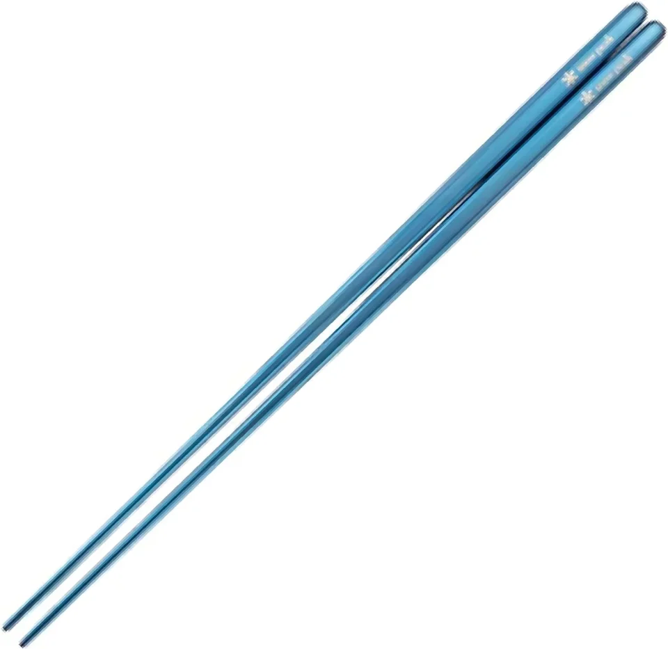 Core Top-Rated Titanium Chopsticks - Essential & Durable Camping Cutlery - Titanium Chopsticks With Carry Case For Convenient Storage & Packing - Utensils For Camping, Hiking & Home - Blue