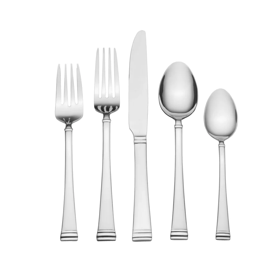 Matte Pfaltzgraff Beckham 20-piece Stainless Steel Flatware Set, Service for 4