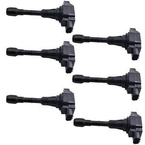 Food-Grade Office UF550 Set of 6 Ignition Coil for Infiniti Nissan V6 V8 3.5L 5.0L 6 Cyl 2007-2012