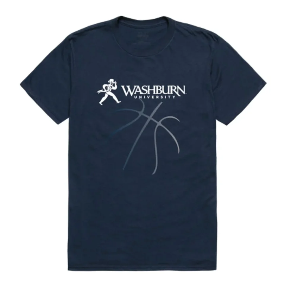 Select Gift-Ready Washburn Ichabods Basketball T-Shirt Navy Small